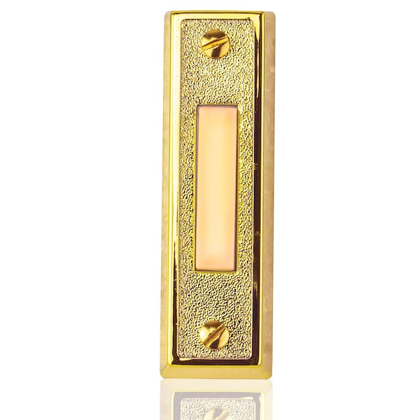 Newhouse Hardware Lighted Door Chime Push Button, Brass BT2BL Zoro